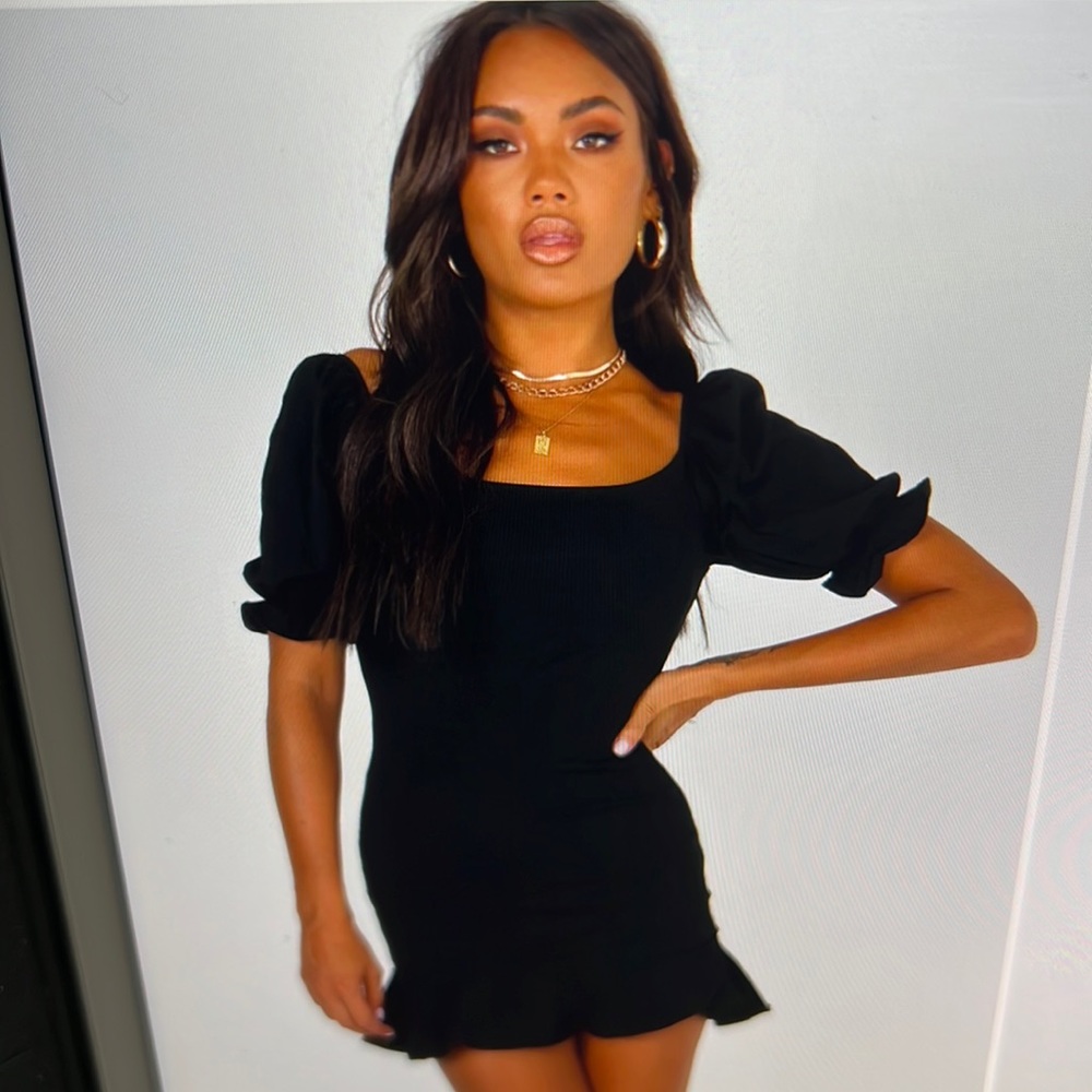 Princess Polly Black Mini Dress